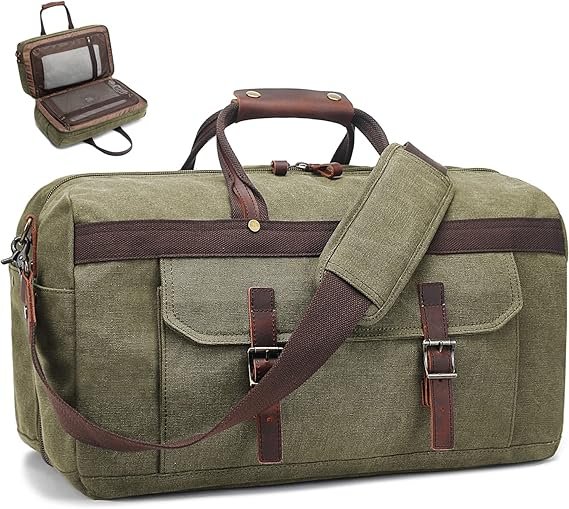 waxed canvas cowhide leather travel duffle bag 42l duffel bag waterproof overnight carry on luggage sport weekender bag for men (brown 23") (copy) waxed canvas cowhide leather travel duffle bag 42l duffel bag waterproof overnight carry on luggage sport weekender bag for men (brown 23") (copy)