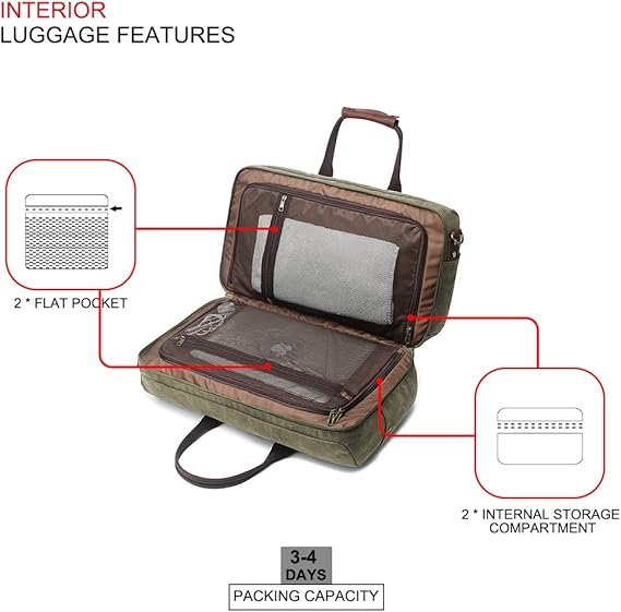 waxed canvas cowhide leather travel duffle bag 42l duffel bag waterproof overnight carry on luggage sport weekender bag for men (brown 23") (copy) waxed canvas cowhide leather travel duffle bag 42l duffel bag waterproof overnight carry on luggage sport weekender bag for men (brown 23") (copy)