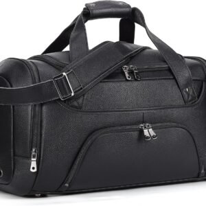 genuine leather duffle bag 24 inch handmade vintage travel case luggage bags for men, overnight carry on duffel bag medium weeken (copy)
