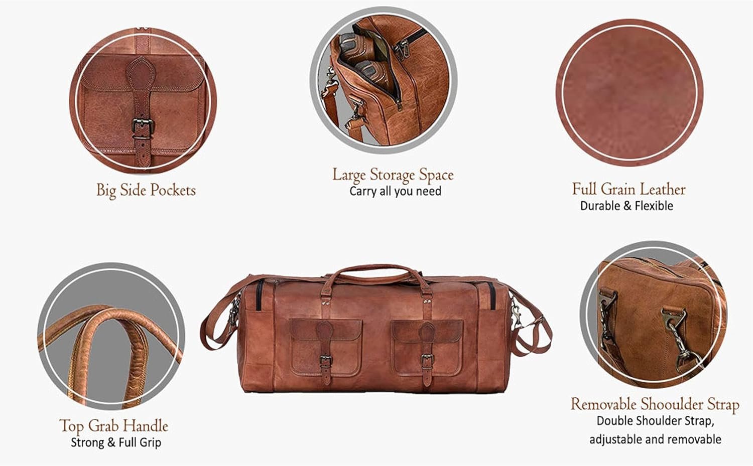 tiding 21" leather travel duffle bag for men women, 40l gym sports duffel bag waterproof weekender overnight luggage bag with shoe compartment (copy) tiding 21" leather travel duffle bag for men women, 40l gym sports duffel bag waterproof weekender overnight luggage bag with shoe compartment (copy)