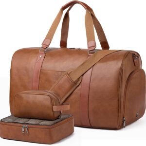 large 32 inch duffel bags for men holdall leather travel bag overnight gym sports weekend bag (copy)