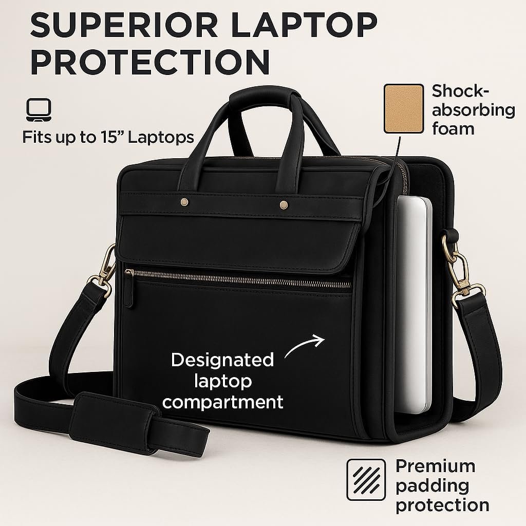 lovevook laptop bag for women vintage leather work tote 15.6 inch large capacity computer bag with clutch purse for office, travel, casual (copy) lovevook laptop bag for women vintage leather work tote 15.6 inch large capacity computer bag with clutch purse for office, travel, casual (copy)